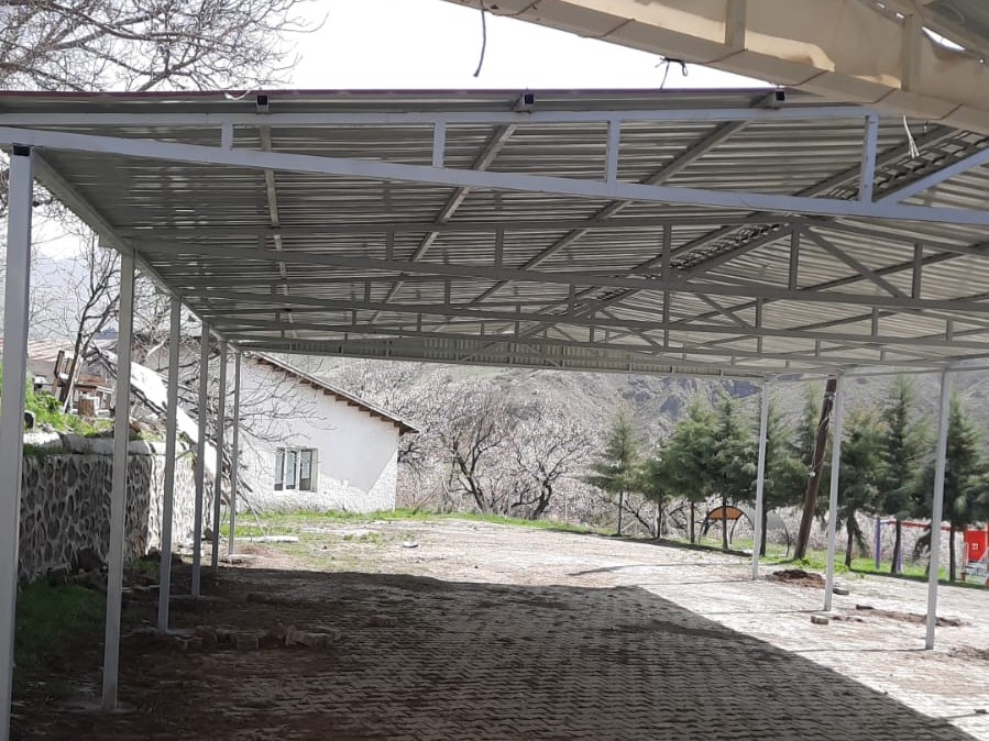 Nakkaş Madencilik | Akmağara Köyü’ne Toplumsal Kullanıma Yönelik Sundurma Yapımı